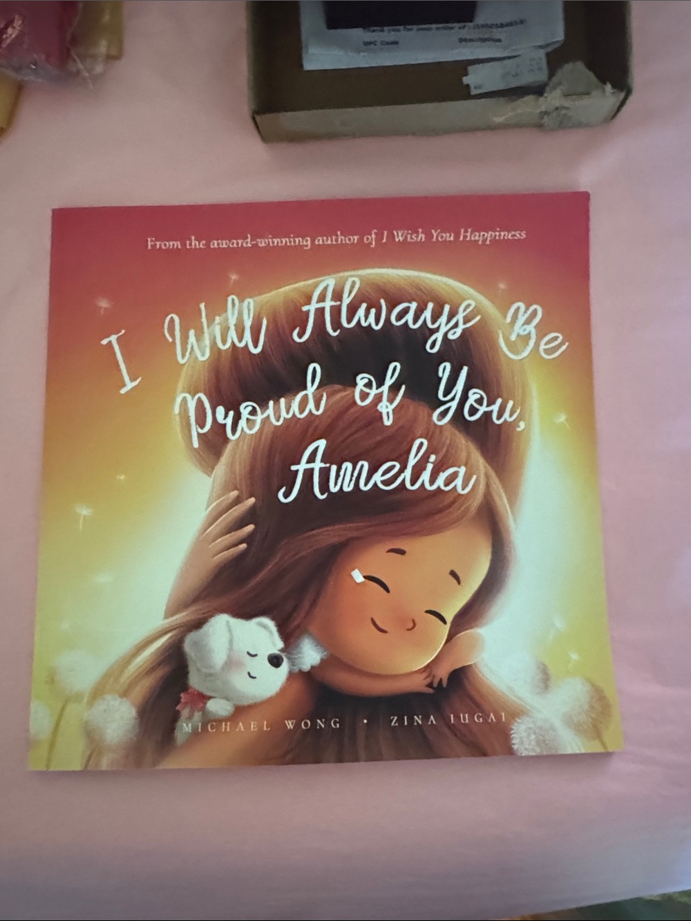I Will Always Be Proud of You, Amelia – Pink Inspirational Coffee Table Book